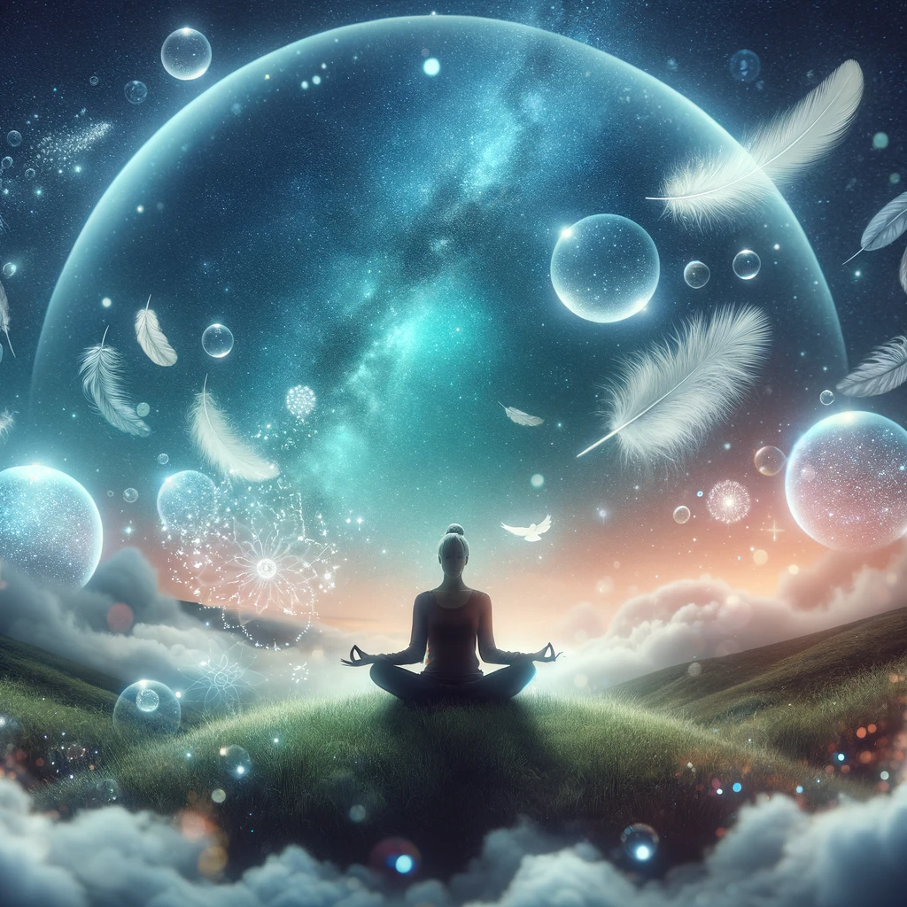 ·E 2023 11 18 09.50.17   A tranquil meditation scene under the stars, symbolizing mindfulness and lucid dreaming. The image depicts a serene individual meditating in a lotus p.png
