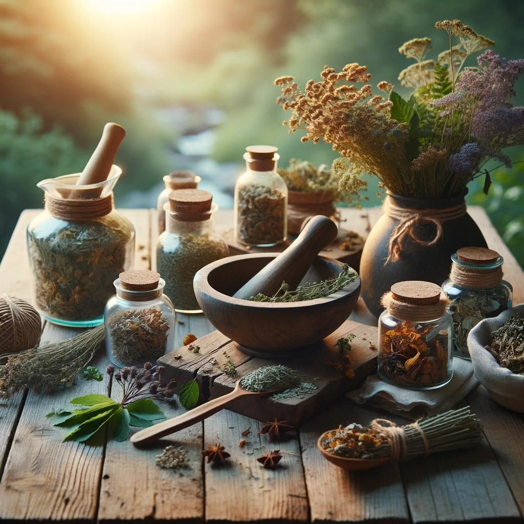A-calming-and-informative-featured-blog-image-for-an-article-about-drying-and-storing-herbs-for-medicinal-use.-The-image-should-feature-an-assortment-