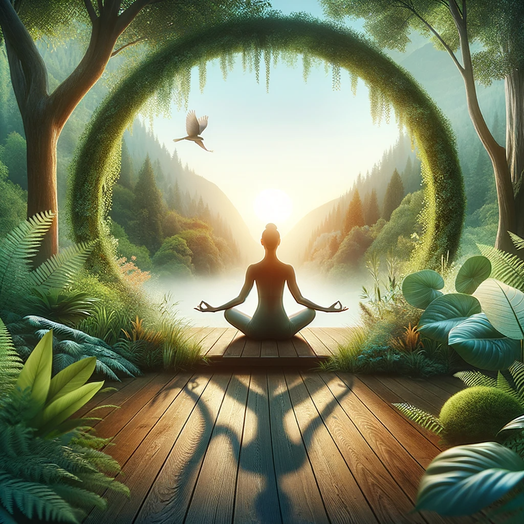 A-serene-and-calming-image-of-a-person-practicing-yoga-in-a-beautiful-nature-filled-setting-reflecting-the-integration-of-body-mind-and-spirit