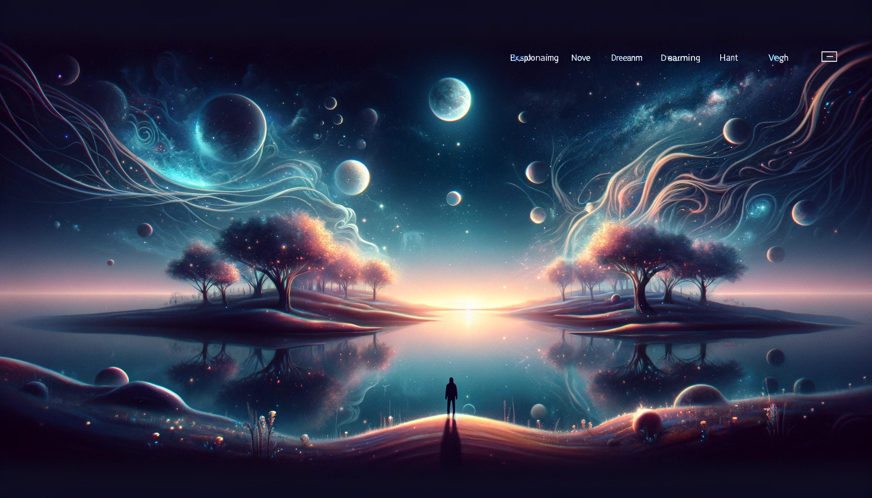 ·E 2023 11 19 03.39.01   A dreamlike, surreal landscape for a blog header image. The landscape features a blend of natural and fantastical elements, with a clear night sky fil.png