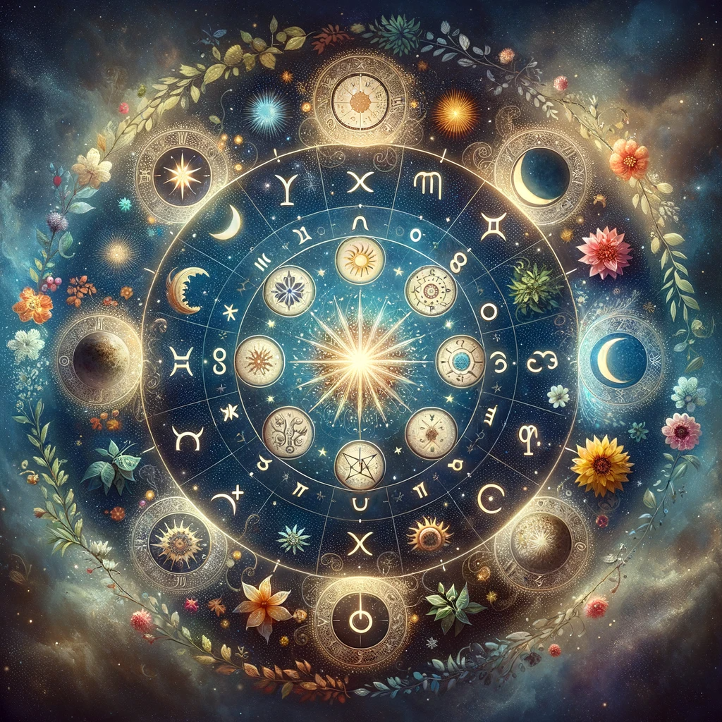 ·E 2023 11 28 13.26.07   A mystical, enchanting featured blog image for an article on astrology and seasons. The image should include symbols representing the twelve zodiac si.png