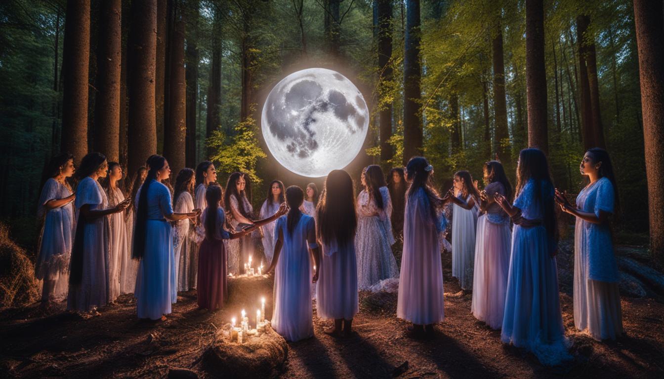How to celebrate full moon in magic?