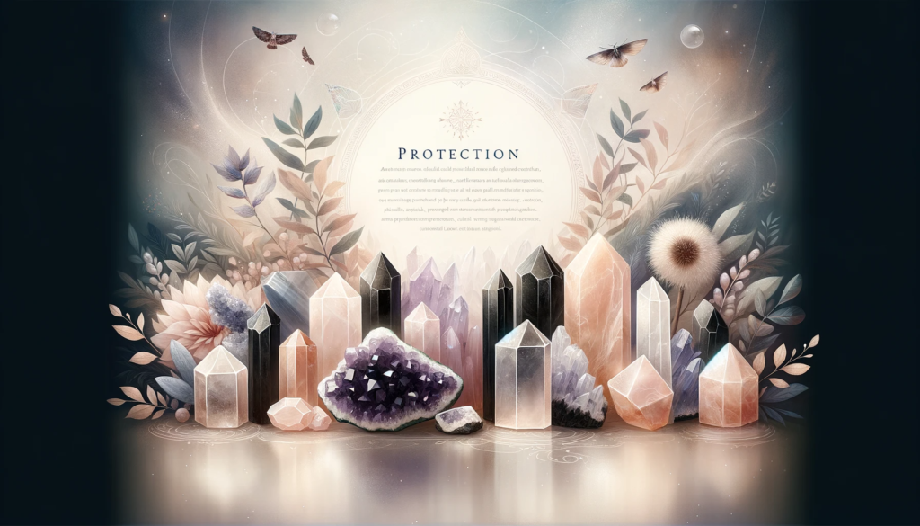 ·E 2023 12 04 11.34.26   A serene and mystical featured blog image for an article about crystals for protection against negative energy. The background is soft and ethereal wi.png