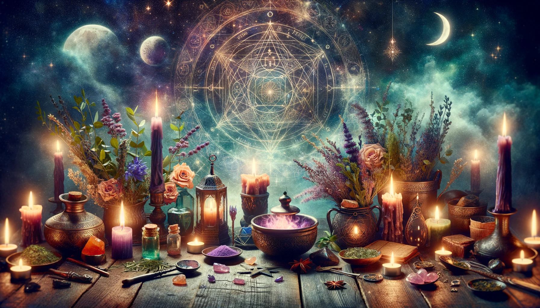 ·E 2023 12 06 06.12.40   A mystical and enchanting image depicting the concept of spellwork and magical practices. The image should convey a sense of mystery and connection to.png