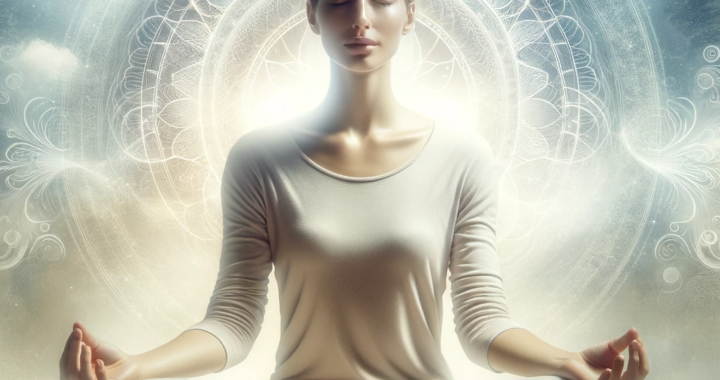 ·E 2023 12 13 05.48.42   An image of a person practicing guided visualization meditation, sitting in a relaxed posture with their eyes closed. Imagine them in a peaceful setti.png