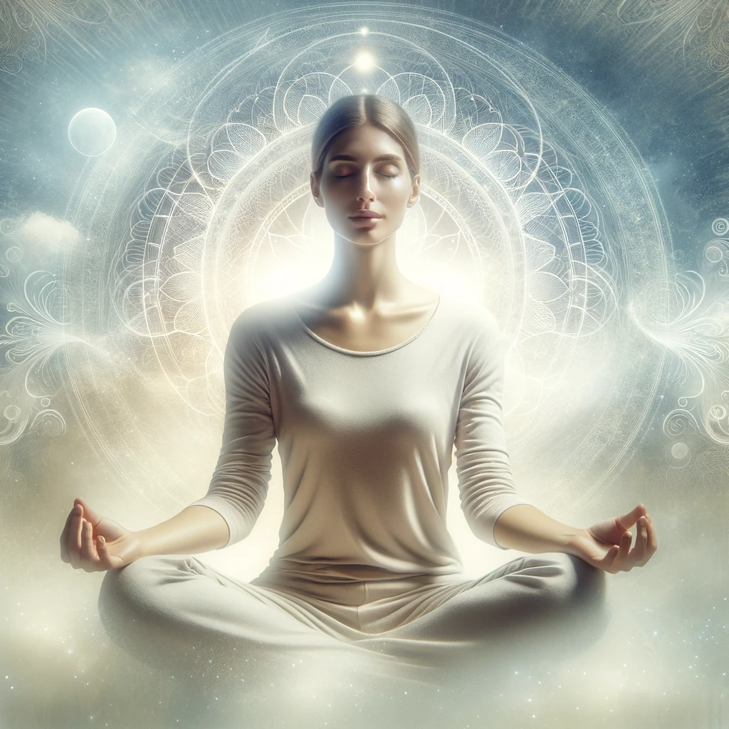 ·E 2023 12 13 05.48.42   An image of a person practicing guided visualization meditation, sitting in a relaxed posture with their eyes closed. Imagine them in a peaceful setti.png