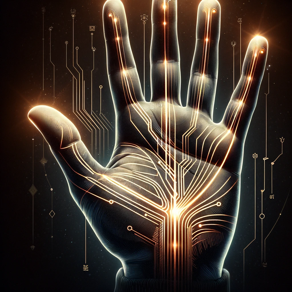 ·E 2024 01 01 18.11.46   An image for an article on 'Palmistry and Career Choices', focusing on the head line. The image should showcase a hand with a distinct head line, whic.png