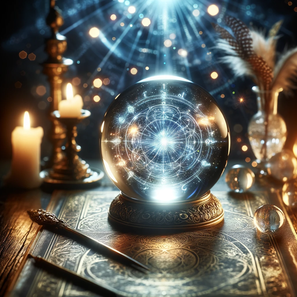 ·E 2024 01 01 18.58.25   A featured image for an article titled 'An Introduction to Scrying_ Unlocking the Mysteries of Divination', showcasing a mystical scene with a crystal.png