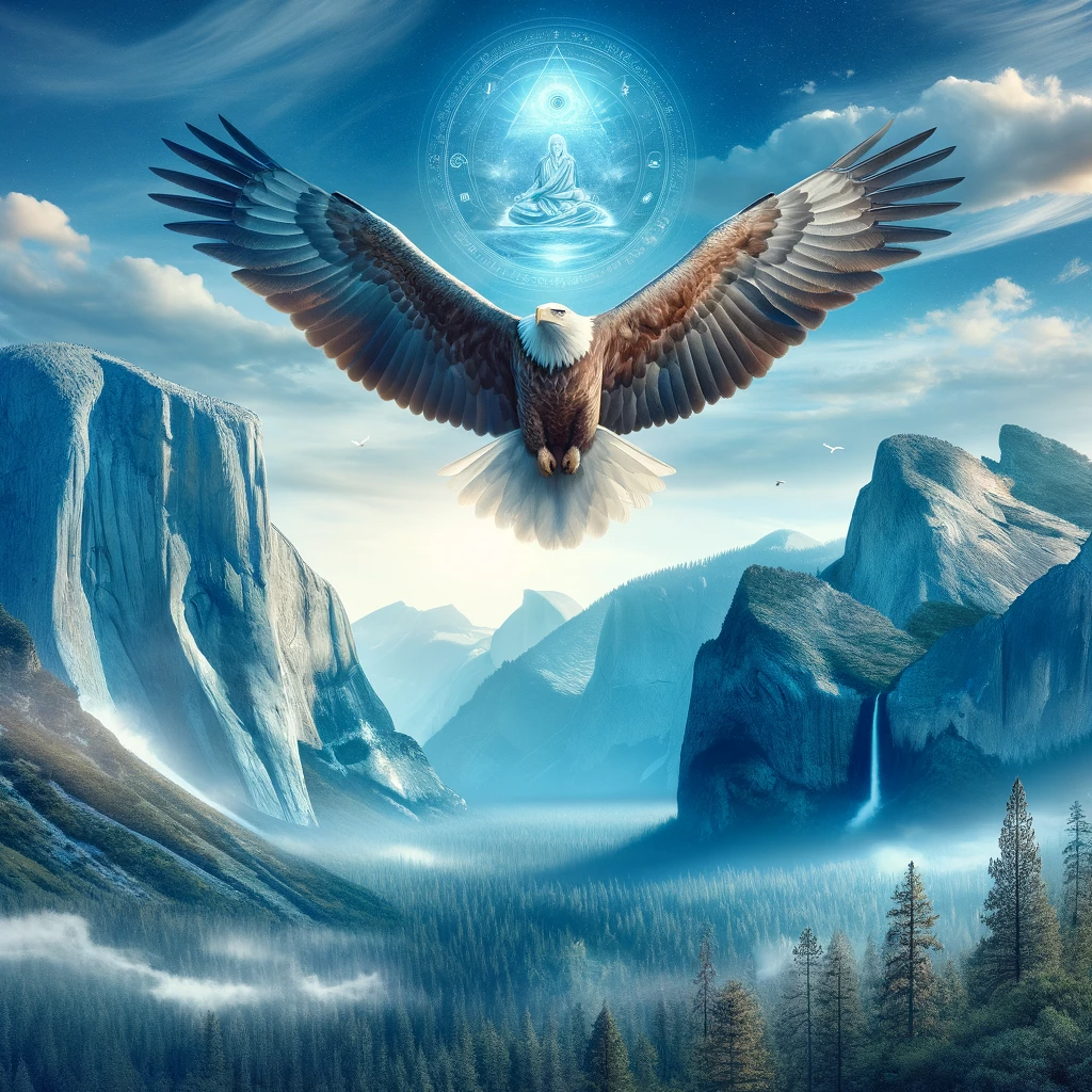 ·E 2024 01 05 01.08.13   A majestic image of an eagle soaring high in the sky, symbolizing vision, freedom, and spiritual guidance. The eagle, as a spirit animal, represents t.png