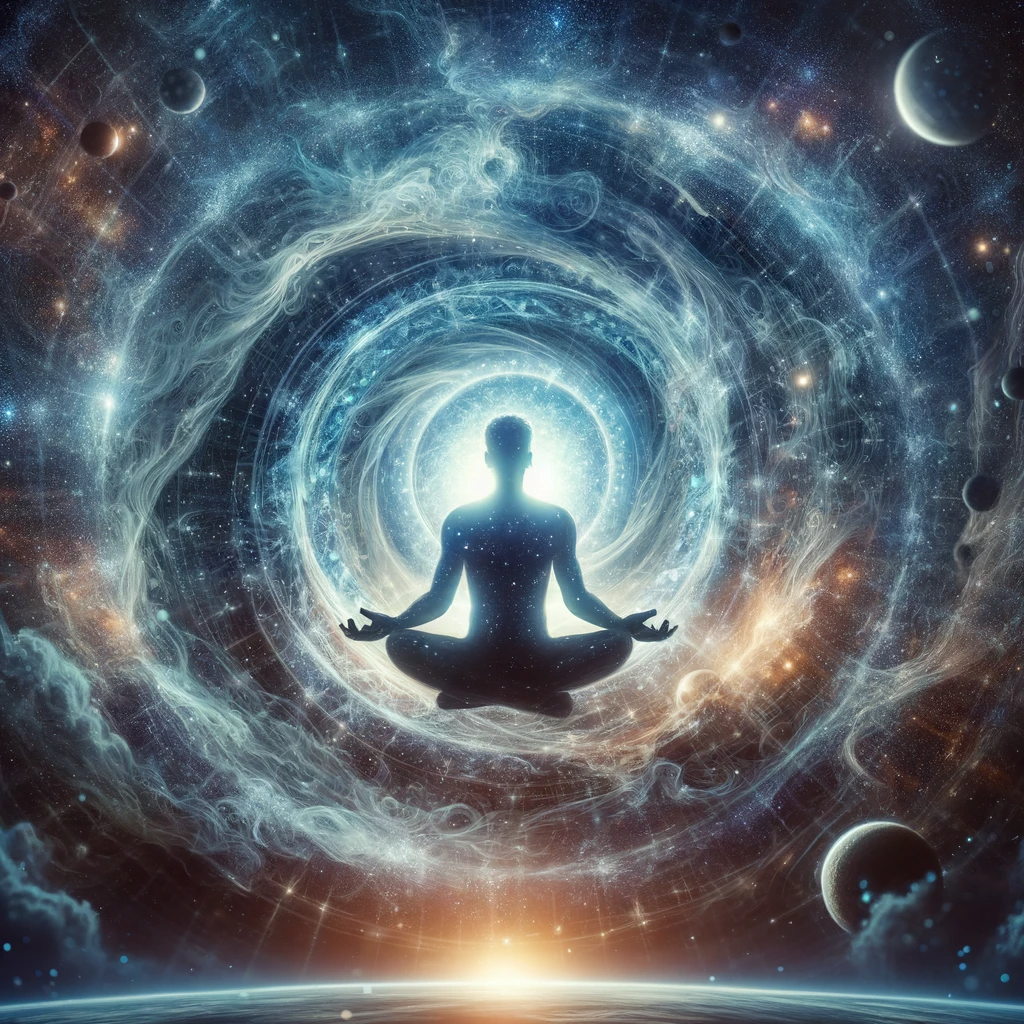 ·E 2024 01 05 02.27.37   A captivating image of a person sitting in a lotus position, surrounded by a swirl of cosmic energy and light. This scene represents the merging of ph.png