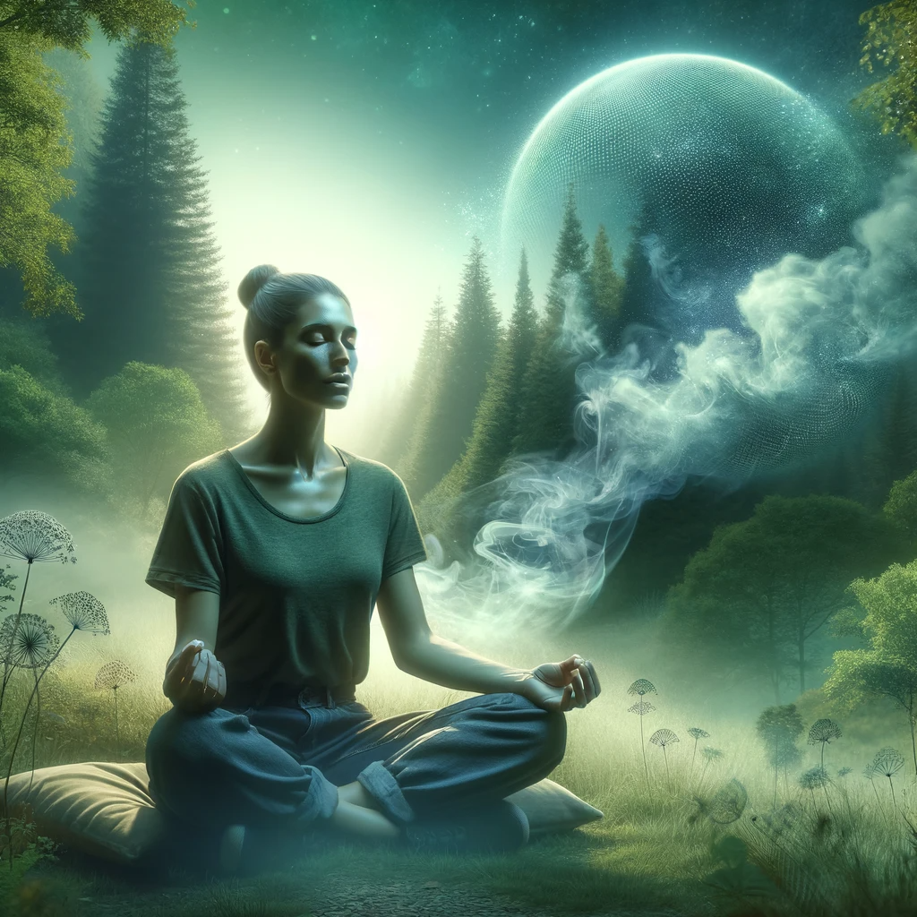 ·E 2024 01 05 23.12.14   A tranquil image of a person practicing deep breathing exercises in a serene outdoor setting, surrounded by nature. The person is sitting comfortably .png