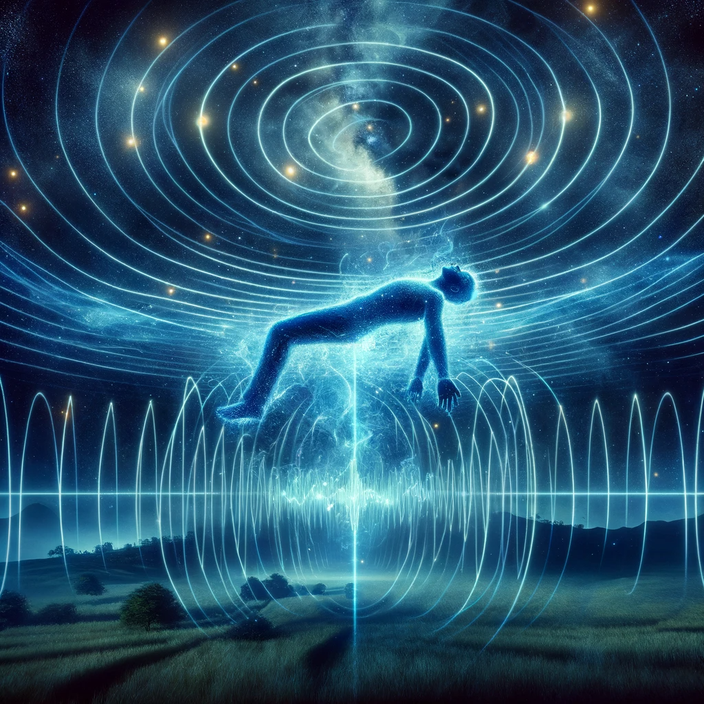 ·E 2024 01 05 23.20.33   An artistic rendering of a person lying in a field under a starry night sky, symbolizing the connection between the natural frequencies of the earth a.png