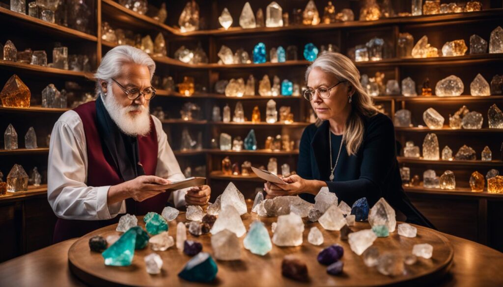 Crystal reading experts