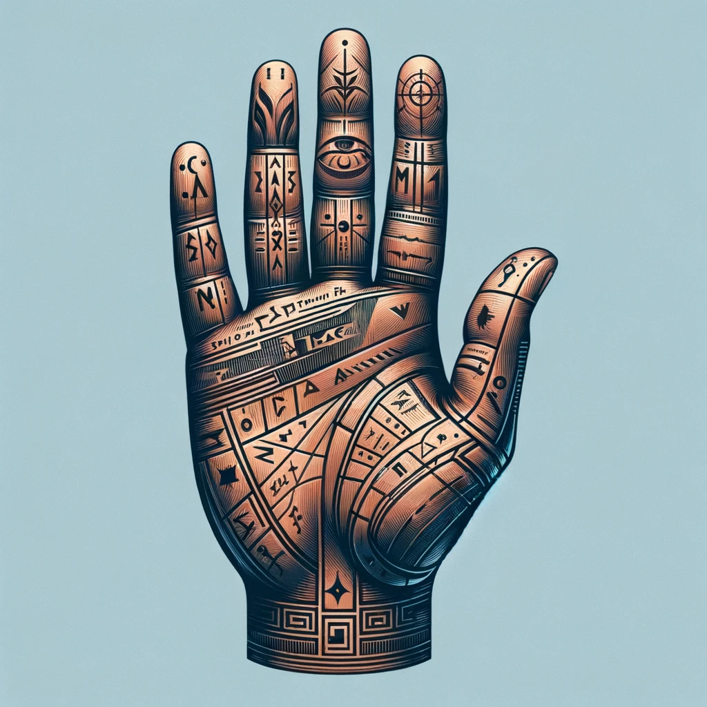 ·E 2024 01 01 18.45.09   An image for an article titled 'The Cultural and Historical Significance of Palmistry', showcasing palmistry in ancient Greek culture. The image shoul.png