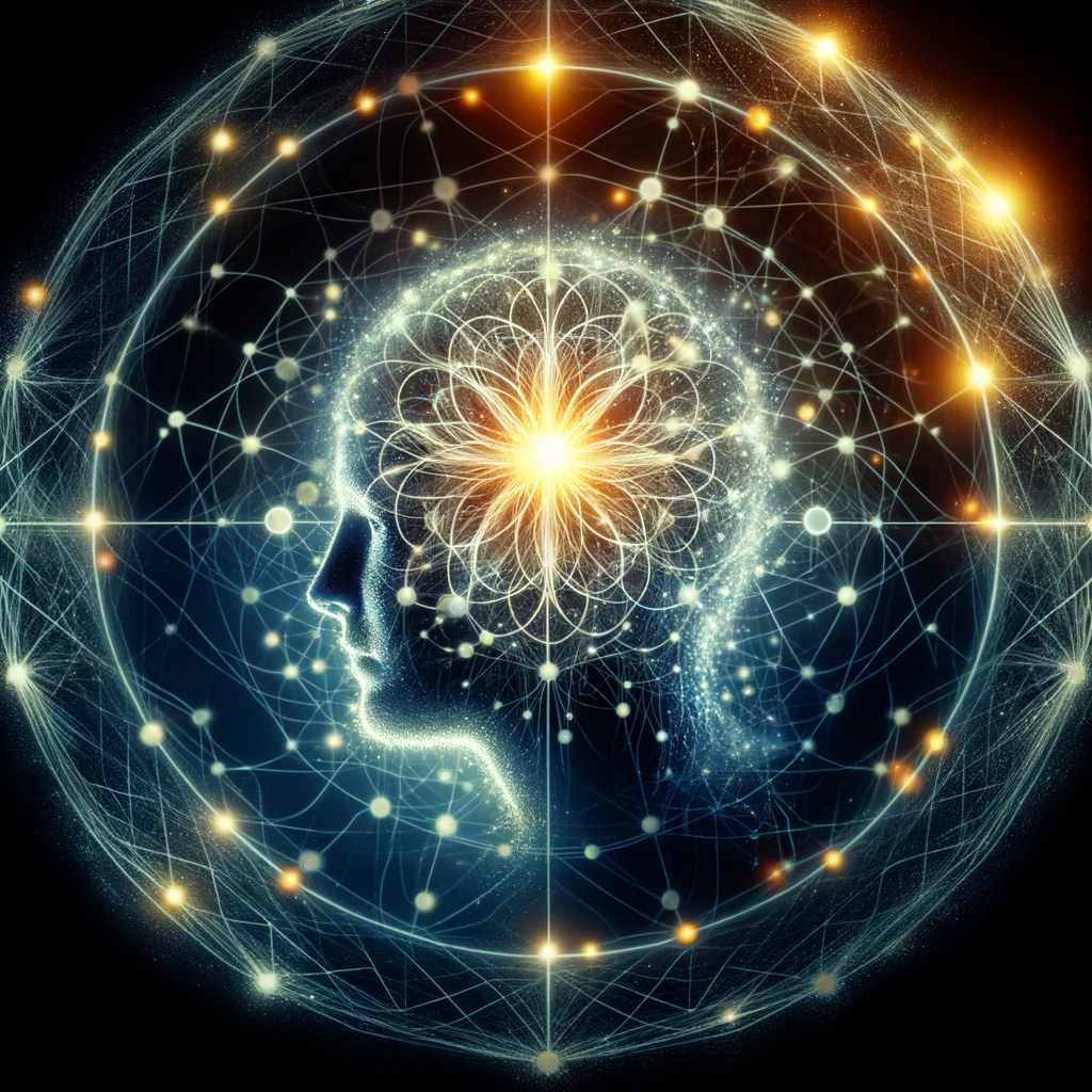 ·E 2024 01 05 00.46.47   A symbolic image showcasing the power of the mind in quantum physics and manifestation. It features a person with a glowing brain, visualized as a net.png