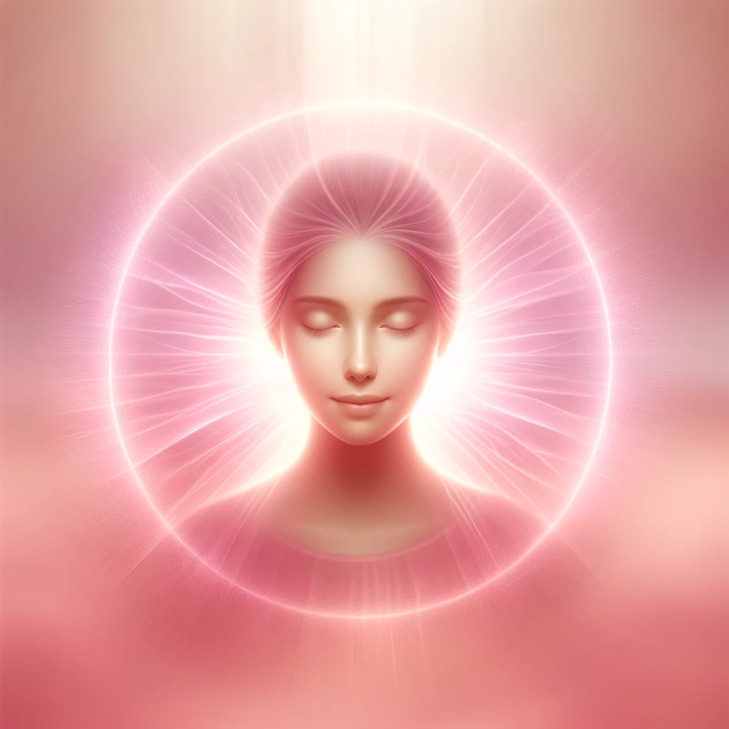 ·E 2024 01 06 17.53.40   A gentle image of a person surrounded by a soft pink aura. The pink aura radiates a warm and loving energy, symbolizing compassion, nurturing, and emo.png