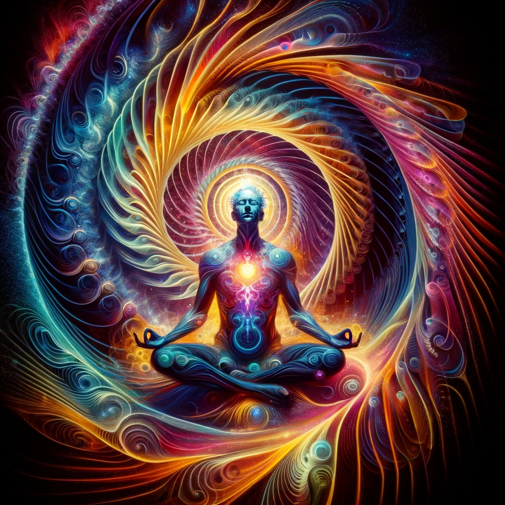 ·E 2024 02 01 05.51.52   An artistic image of a person in deep meditation, surrounded by a spiral of energy representing the flow of tantra healing. The energy spiral is compo.png